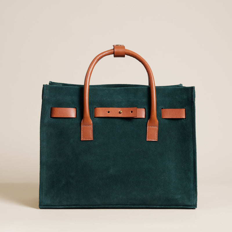 Coco - Belt Bag - Suede Hunter Green – Parker Thatch