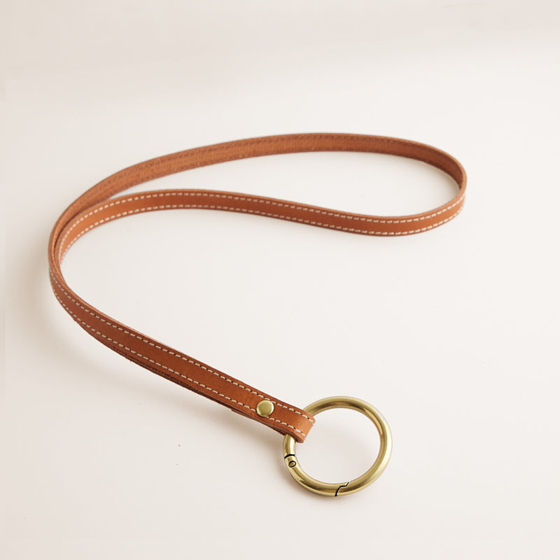 Leather Lanyard - Cognac – Parker Thatch