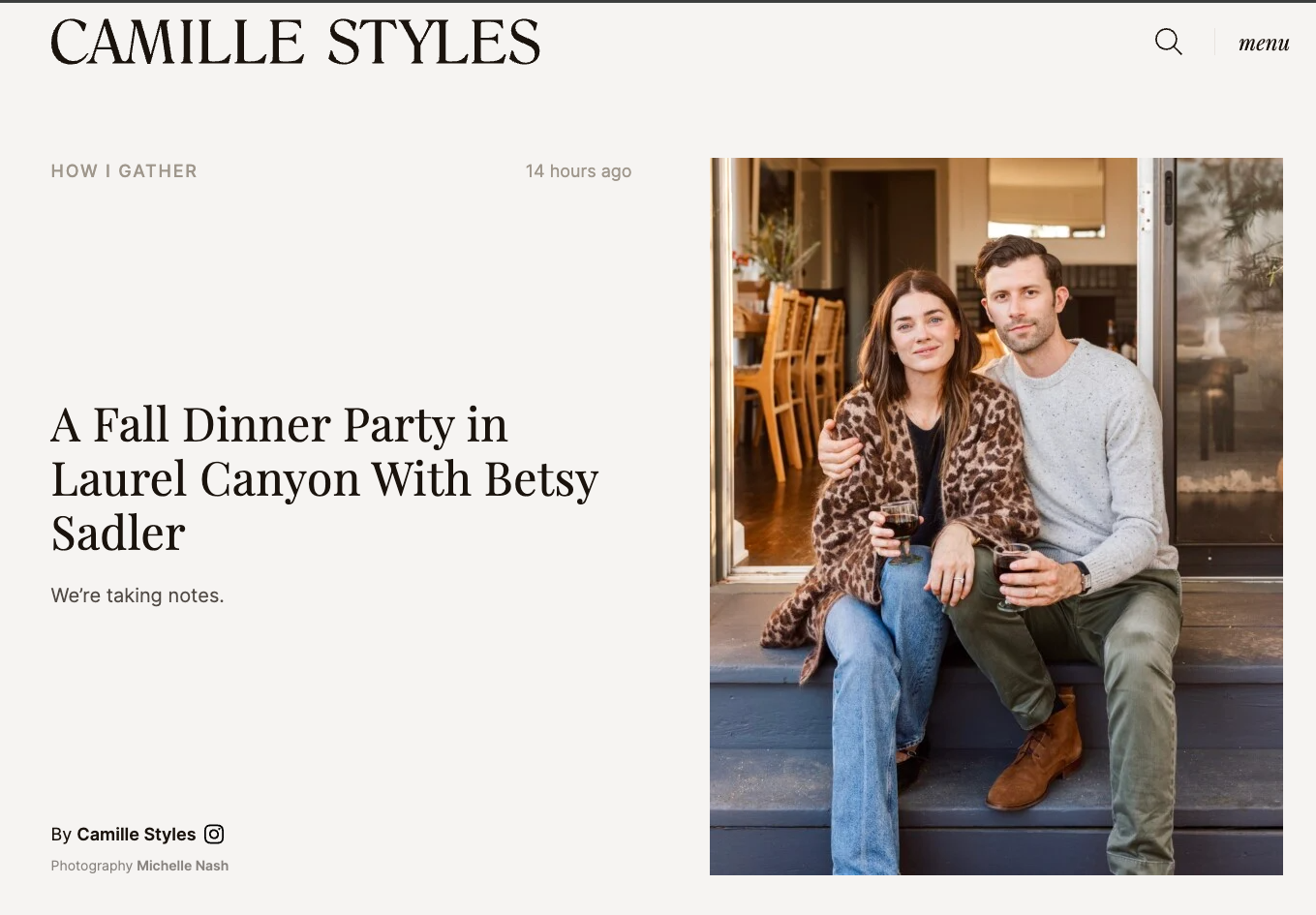 Betsy Sadler in CAMILLE STYLES - PT XL Jane Bag