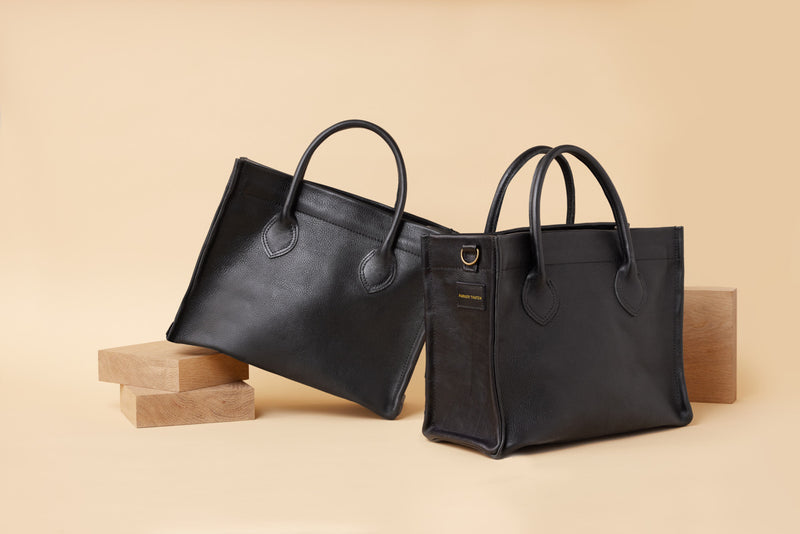Parker - Leather Pebbled Black