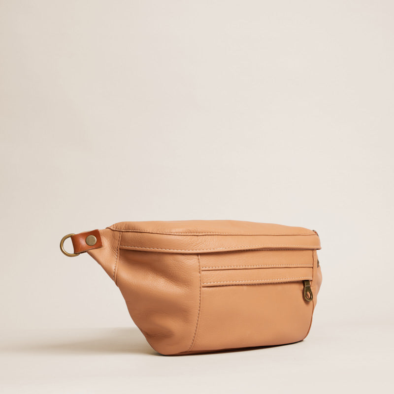 Cross Your Heart Sling - Leather Butterscotch