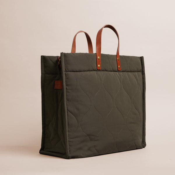 XL Mimi - Irene's Favorite Jacket Nylon Olive Quilted