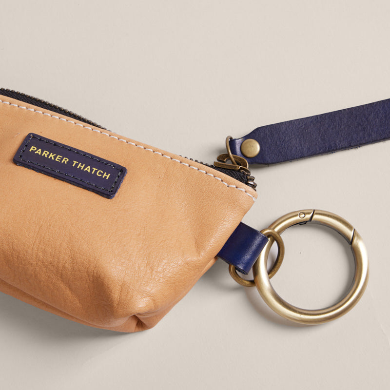 Lil Guy - Butterscotch Leather and Navy