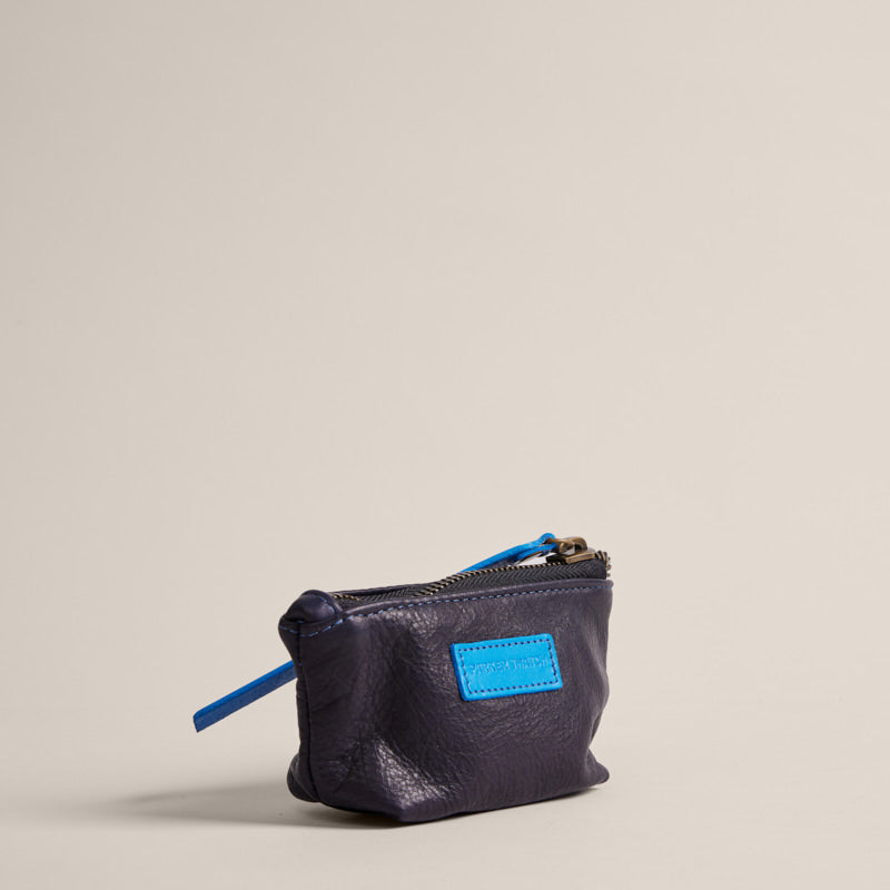 Lil Guy - Navy and French Blue Leather