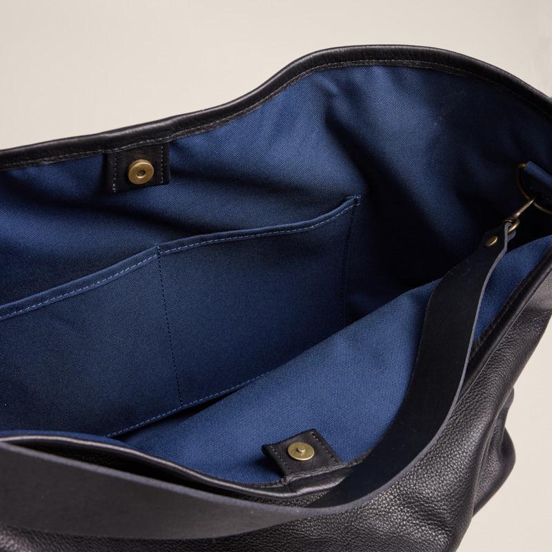 XL Jane - Slouch Bag - Leather Black