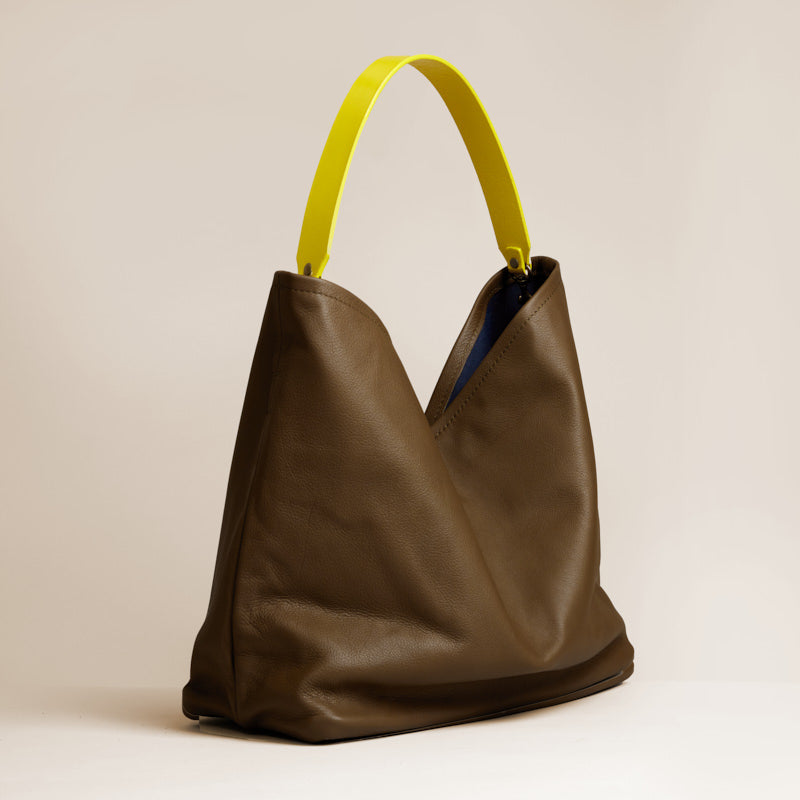 XL Jane - Slouch Bag - Leather Olive