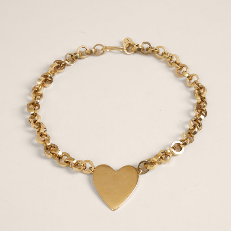 I love you-Heart Link Necklace