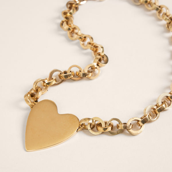 I love you-Heart Link Necklace