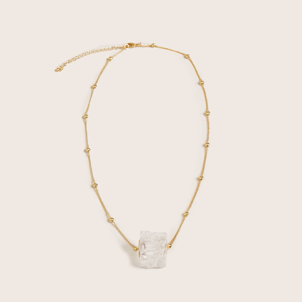 Crystal Cube Necklace