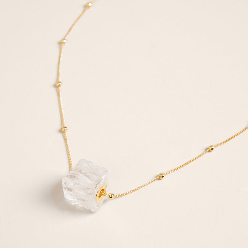 Crystal Cube Necklace