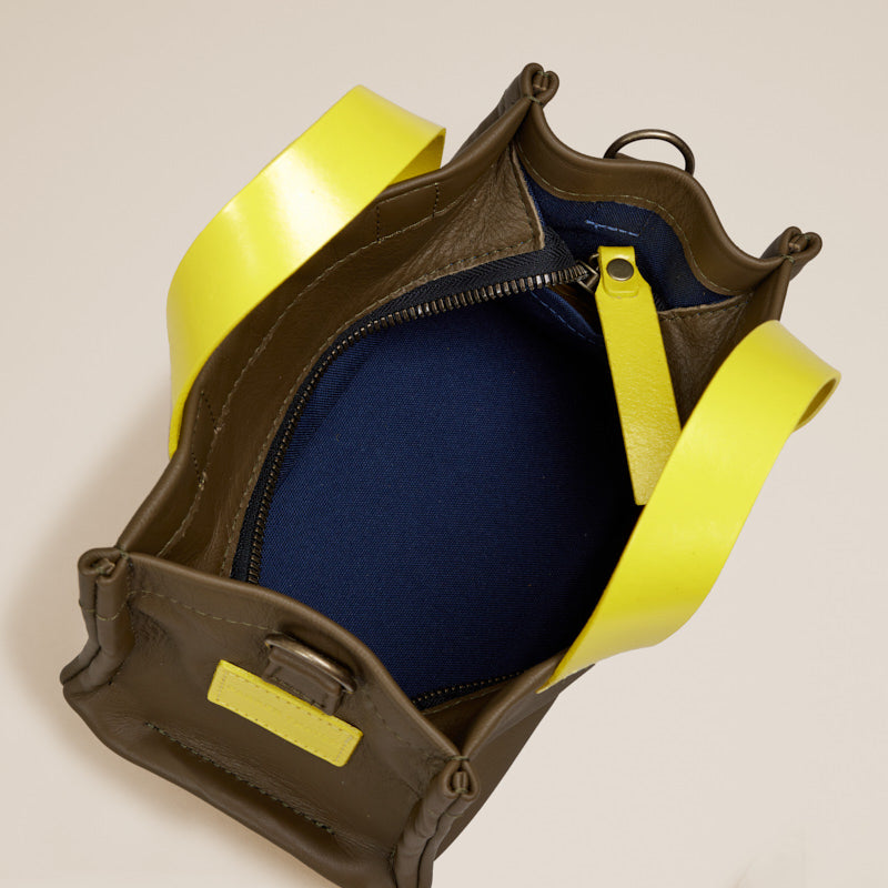Micro Mimi - Leather Olive