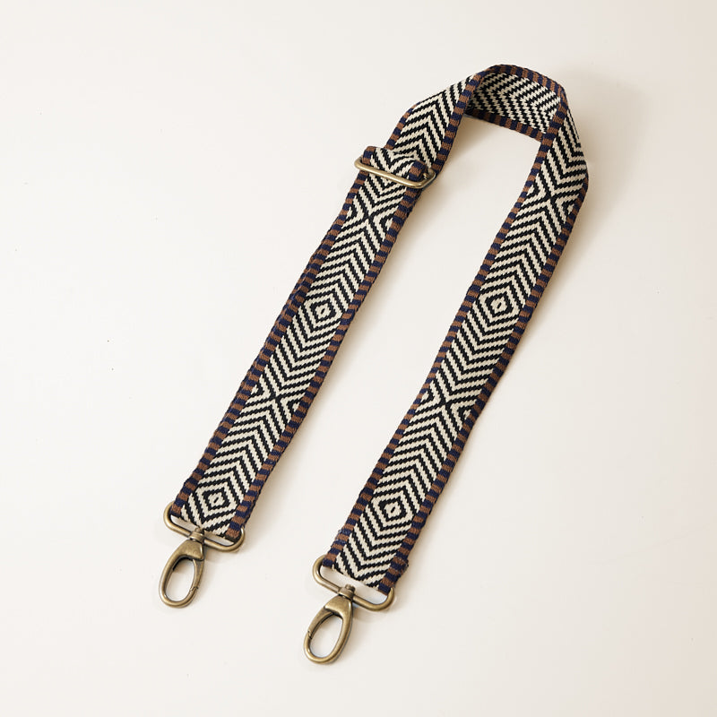 Adjustable Hand-Woven Crossbody Strap - Neutral Pattern – Parker Thatch