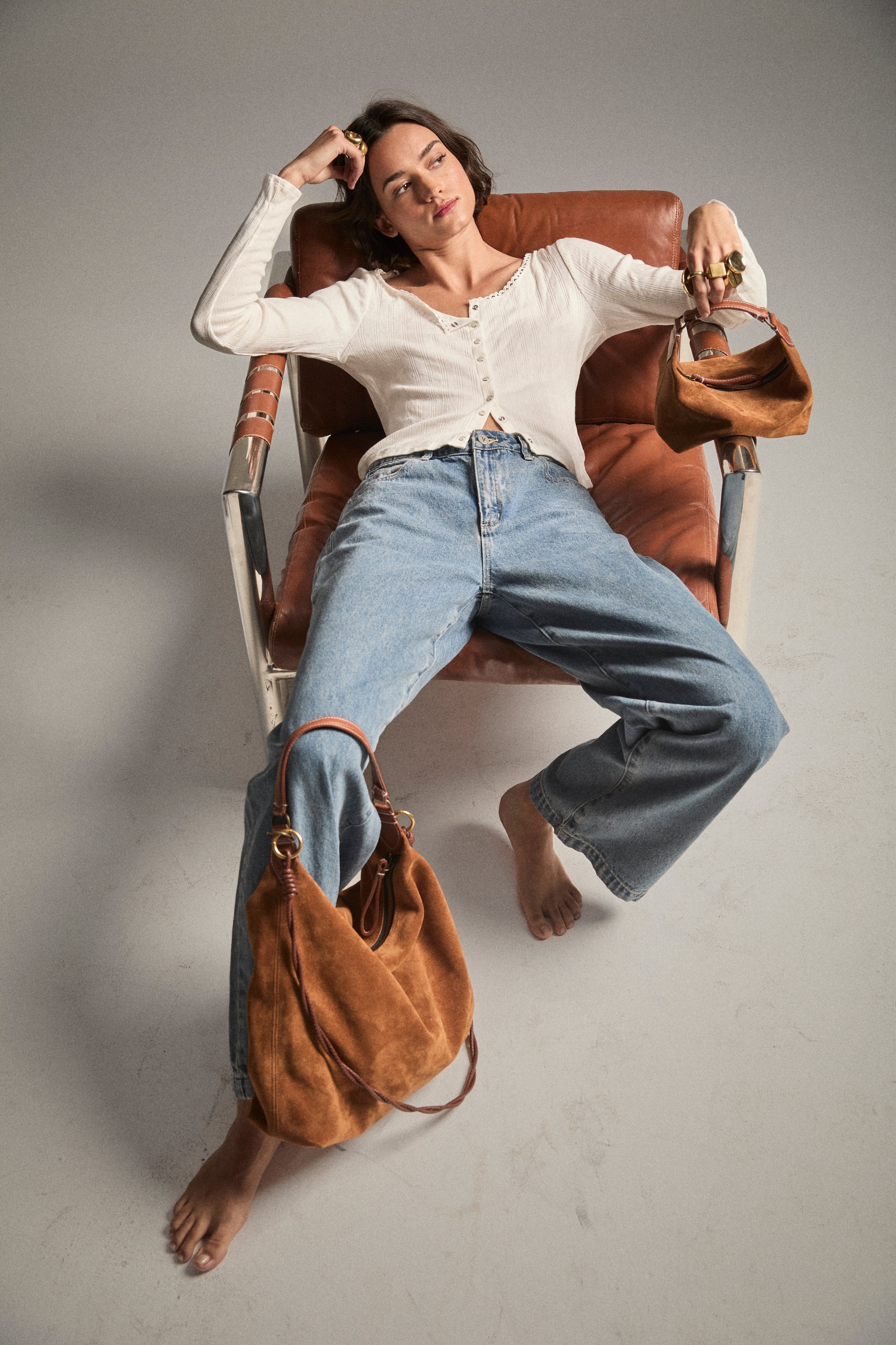 Maurice Hobo - Suede Caramel – Parker Thatch
