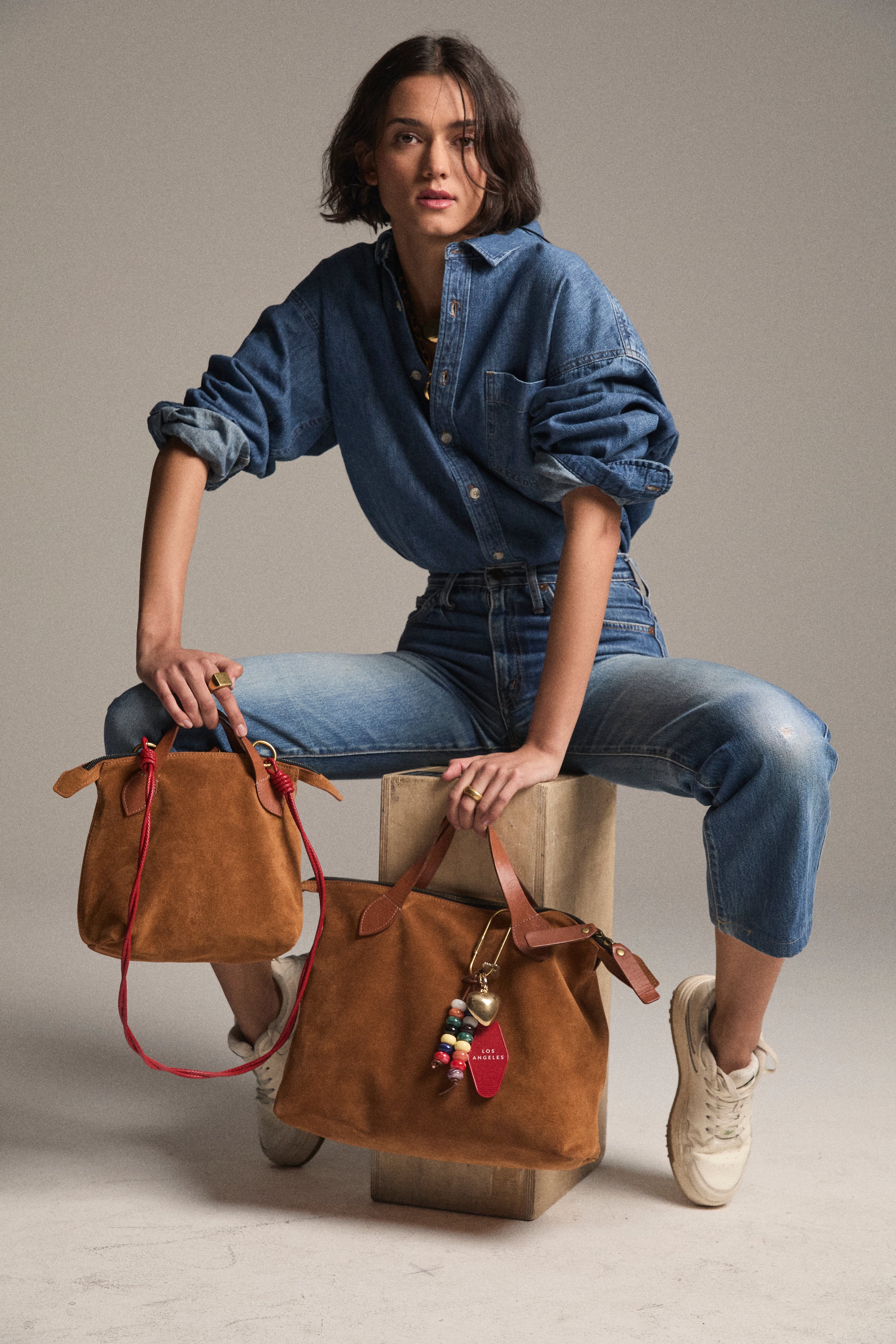 Small Charlie - Suede Caramel – Parker Thatch