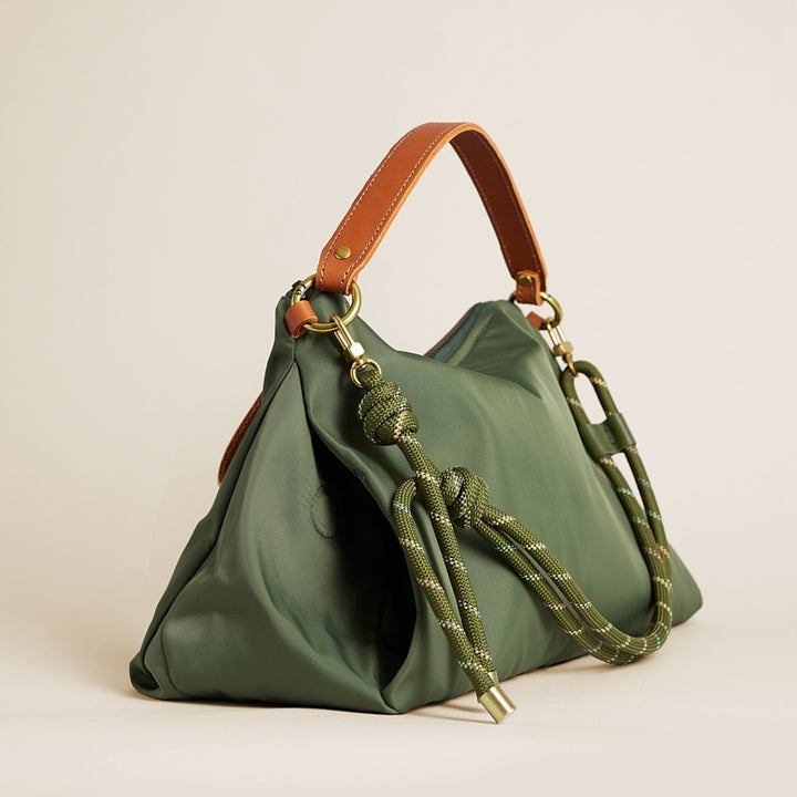 Park Lane Faux Fur Bag Olive main image 0