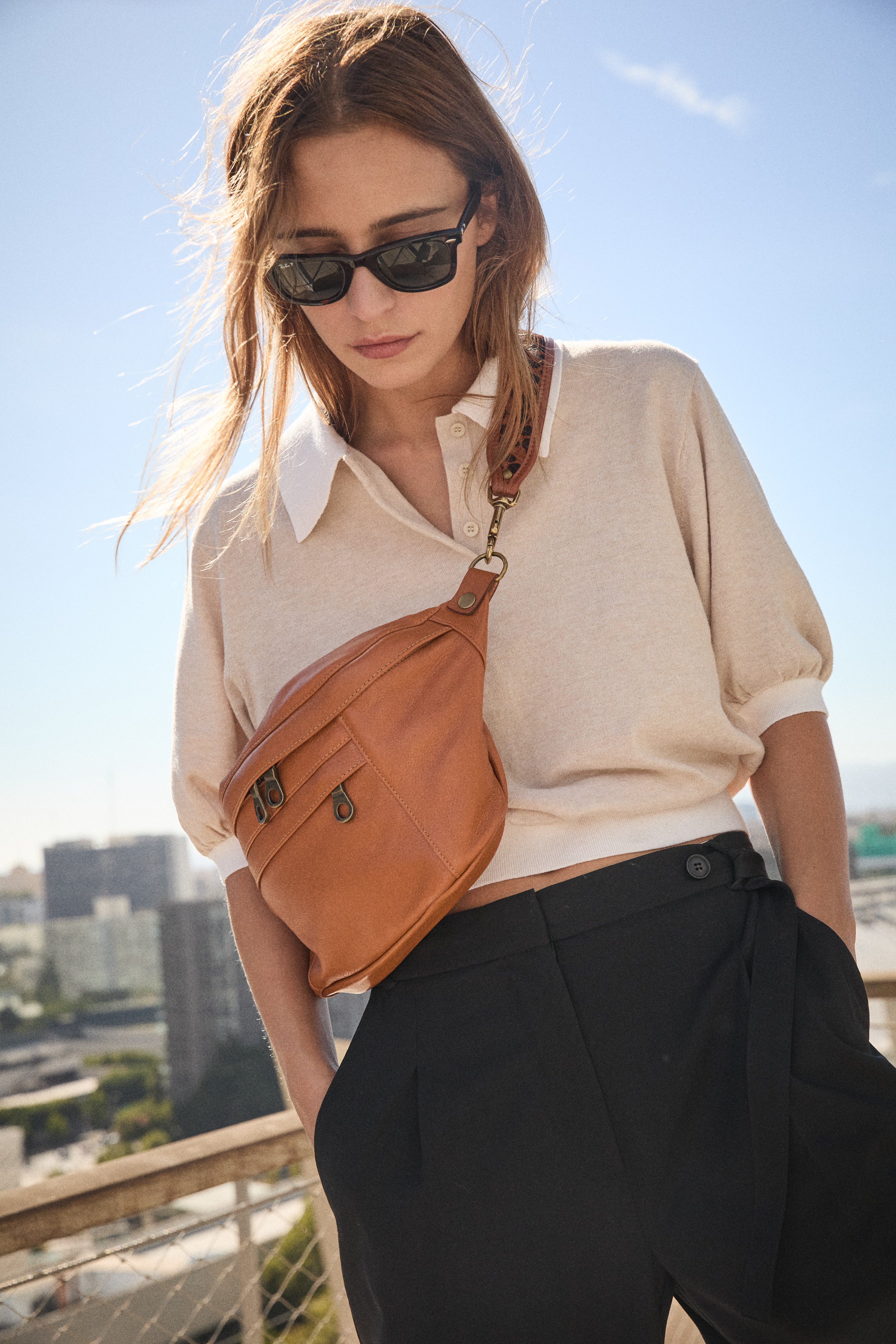 Cross Your Heart Sling - Leather British Tan – Parker Thatch
