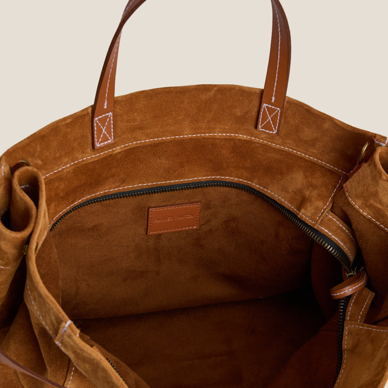 Belted Mimi - Suede Caramel – Parker Thatch