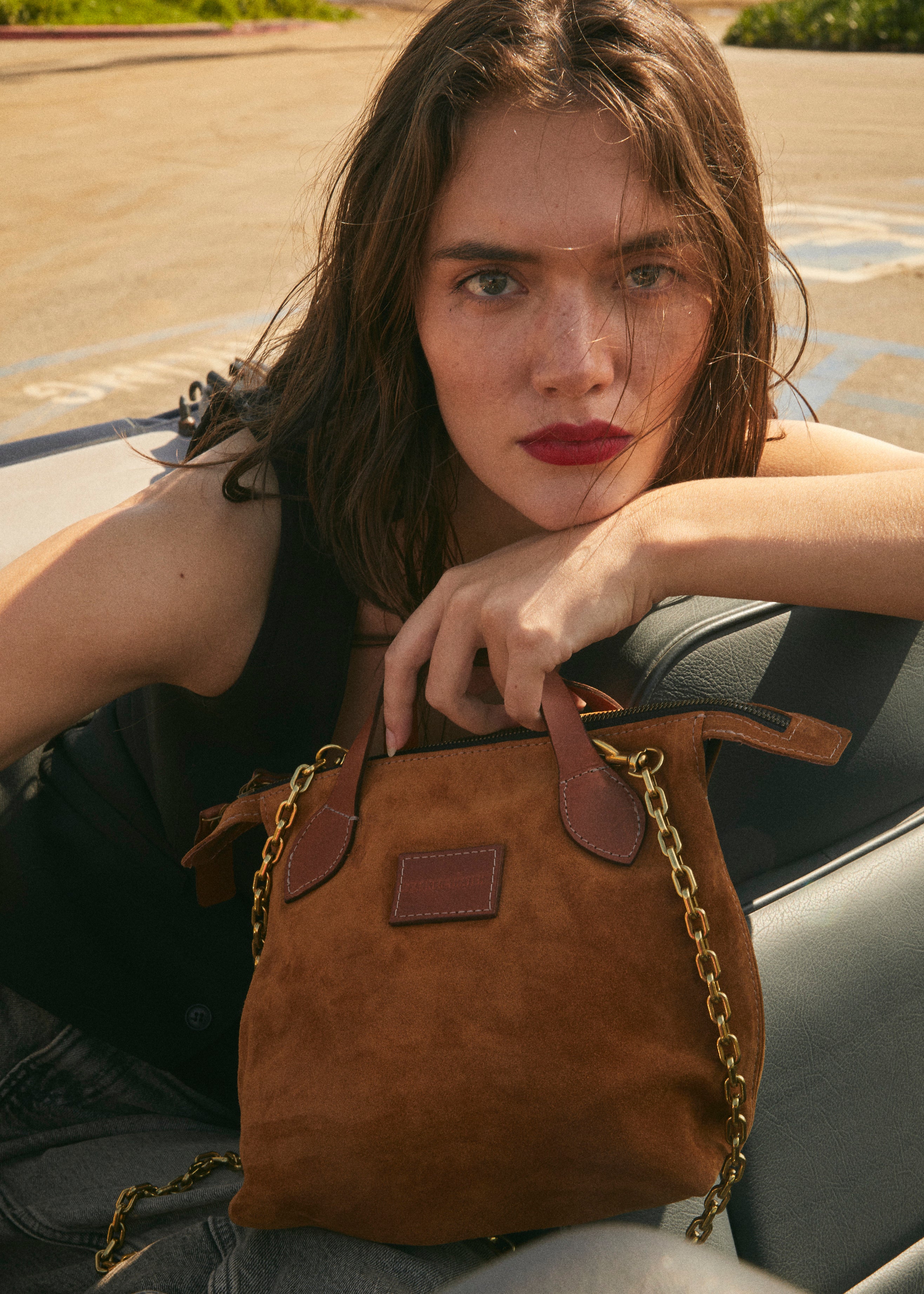 Small Charlie - Suede Caramel – Parker Thatch